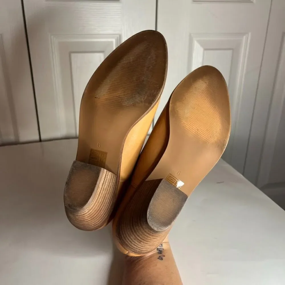 Madewell Gloria Buttery Leather Ankle Slip On Block Heel Pointed Toe Shoe Boot